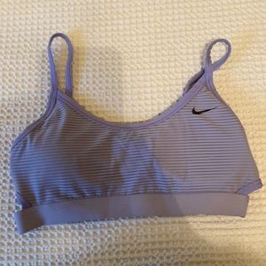 Purple sports bra!